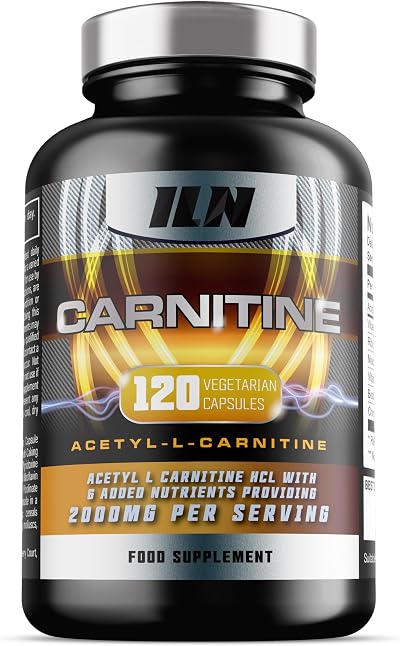 Iron Labs Nutrition Acetyl L Carnitine Capsules 2000mg 30 Servings 120 veg
