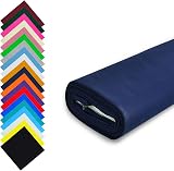 FT Fashion Track Navy Cotton Fabric by the Metre UK 58in 147.5cm 100% Cotton view 1