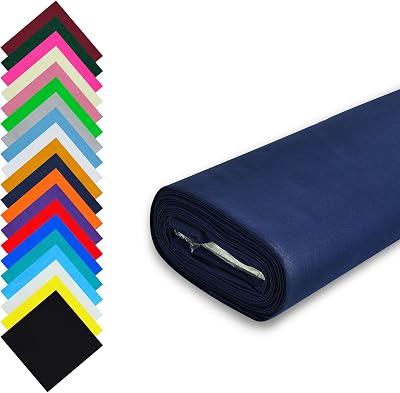 FT Fashion Track Navy Cotton Fabric by the Metre UK 58in 147.5cm 100% Cotton