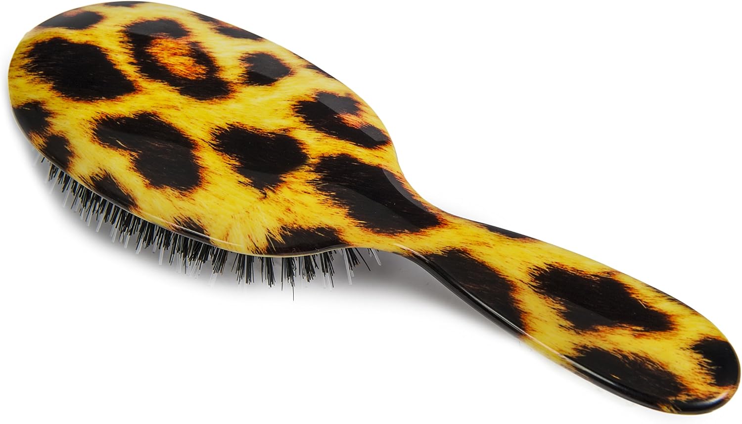 Rock & Ruddle Natural Mixed Boar Bristle Hair Brush for Women and Kids (Large, 21cm)