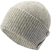 Kate Spade New York Womens Bow Beanie, Winter Knit Hat, 100% Wool Blend, Heather Grey
