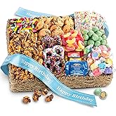 A Gift Inside Birthday Sweets & Snacks with Happy Birthday Ribbon