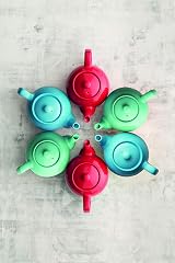 Price & Kensington Brights Red 2 Cup Teapot Ceramic Multi-Colour 2 Cup view 5
