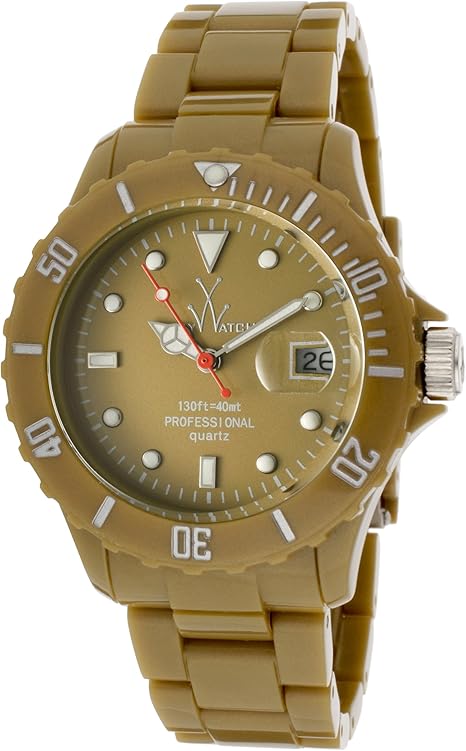 Toywatch Fluo Time Fl38gd Resin Case Green Resin Mineral Women S Quartz Watch Amazon Co Uk Watches