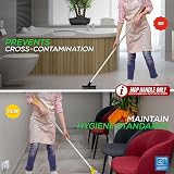 TDBS Colour Coded 120cm Aluminium Mop/Broom Handle Green 23mm Screw view 4