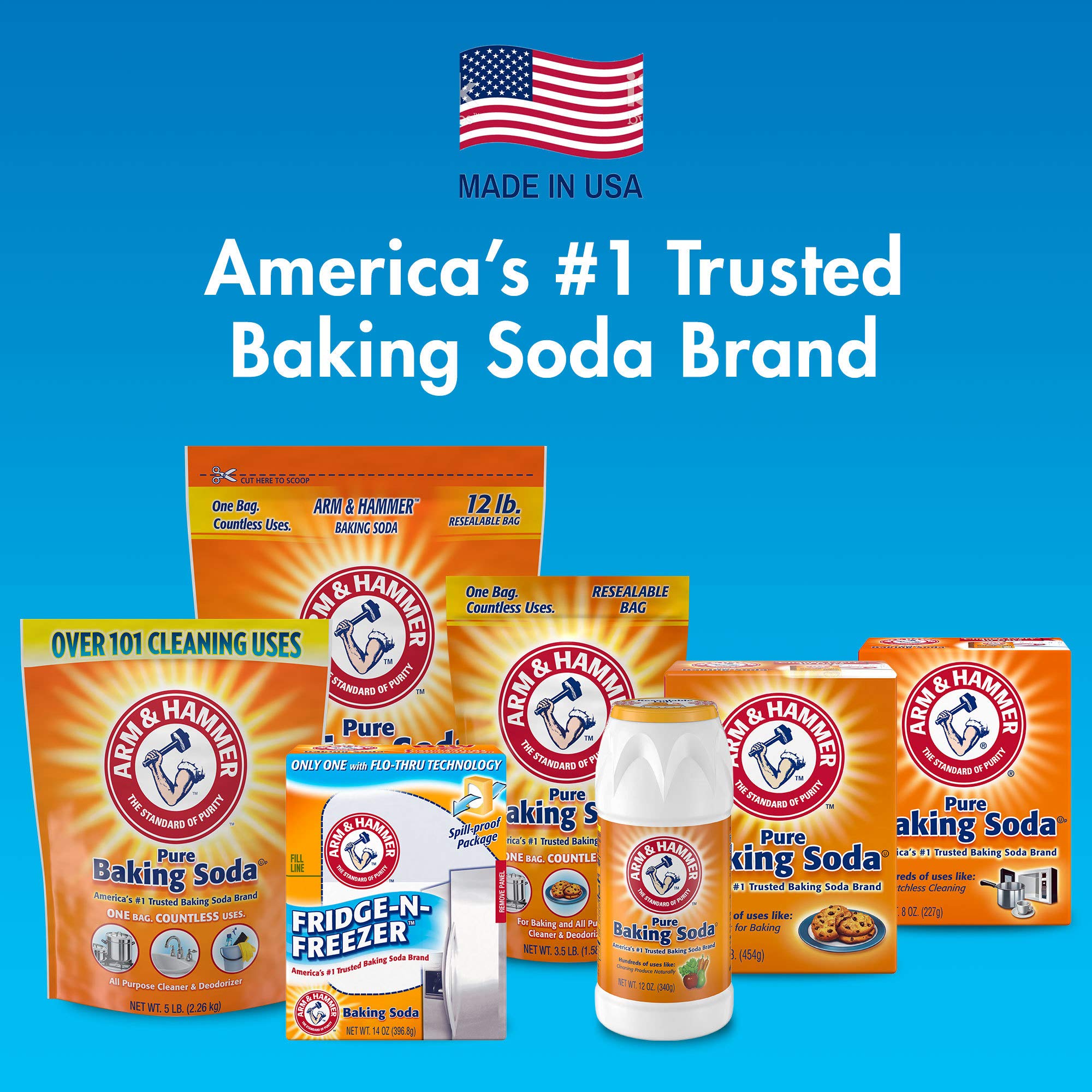Arm & Hammer Pure Baking Soda, 5 lb Buy Online in UAE. Hpc Products