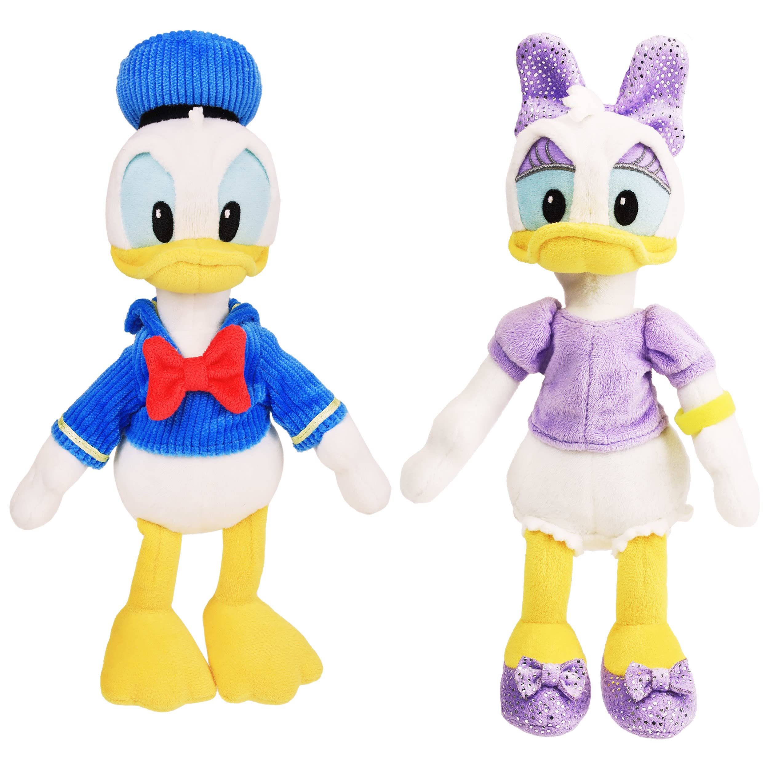 Photo 1 of Disney Junior Mickey Mouse and Minnie Mouse Beanbag Plushie 2-Pack, Stuffed Animals, Kids Toys for Ages 2 Up by Just Play