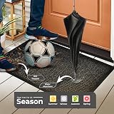 Abaseen Dirt Trapper Door Mat Indoor Outdoor Non Slip Backing Heavy Duty view 7