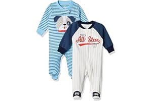 Carter's Baby-Boys 2-Pack Cotton Sleep and Play