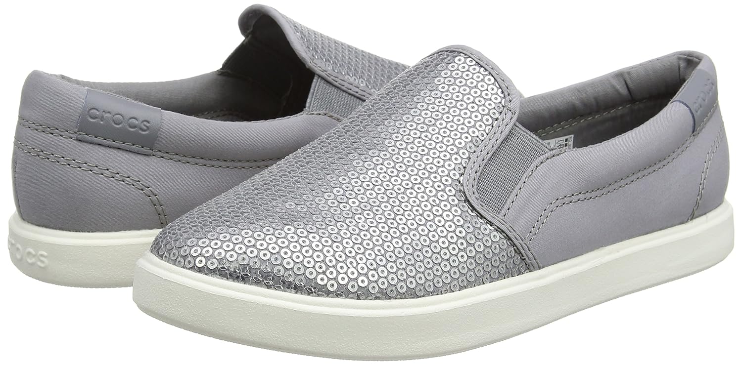 crocs citilane sequin women shoe in black