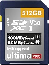 Integral 512GB SDXC V30 U3 UHS-I Class 10 4K UHD Memory Card up to 100MB/s view 2
