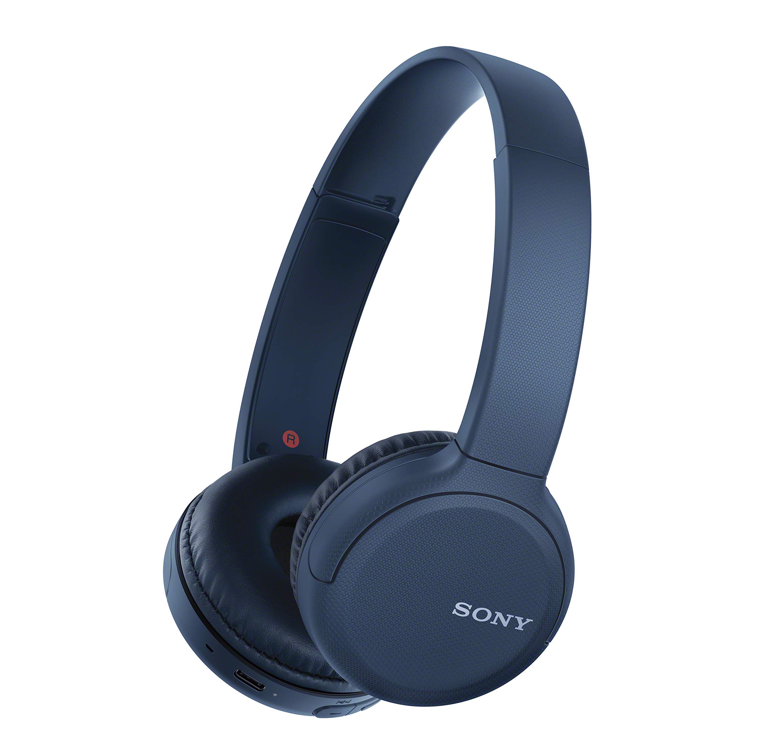 SONY WH-CH510 Wireless Bluetooth Headphones Blue (Renewed)