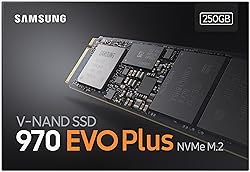SAMSUNG 970 EVO Plus SSD 250GB NVMe M.2 Internal