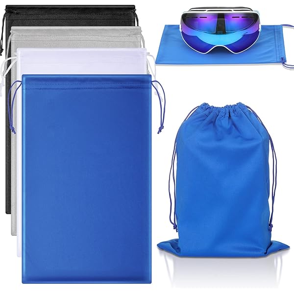 PATIKIL Sac De Protection En Microfibre Pour Lunettes De Ski Avec