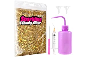 YGQQOY Snow Globe Cups Supplies, Snow Globe Tumbler Supplies with Glitters Kit for DIY Craft