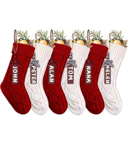 Amazon.com: XIMISHOP 4PCS Christmas Stockings, 18inch Large
