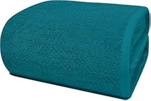 RIVERSIDE Pack of 1 Jumbo Bath Sheet 40 x 80 Inches - Extra Large Bath Towel, Super Soft & Highly Absorbent, 100% Cotton Quick Dry, Perfect to Wrap Yourself in - Teal