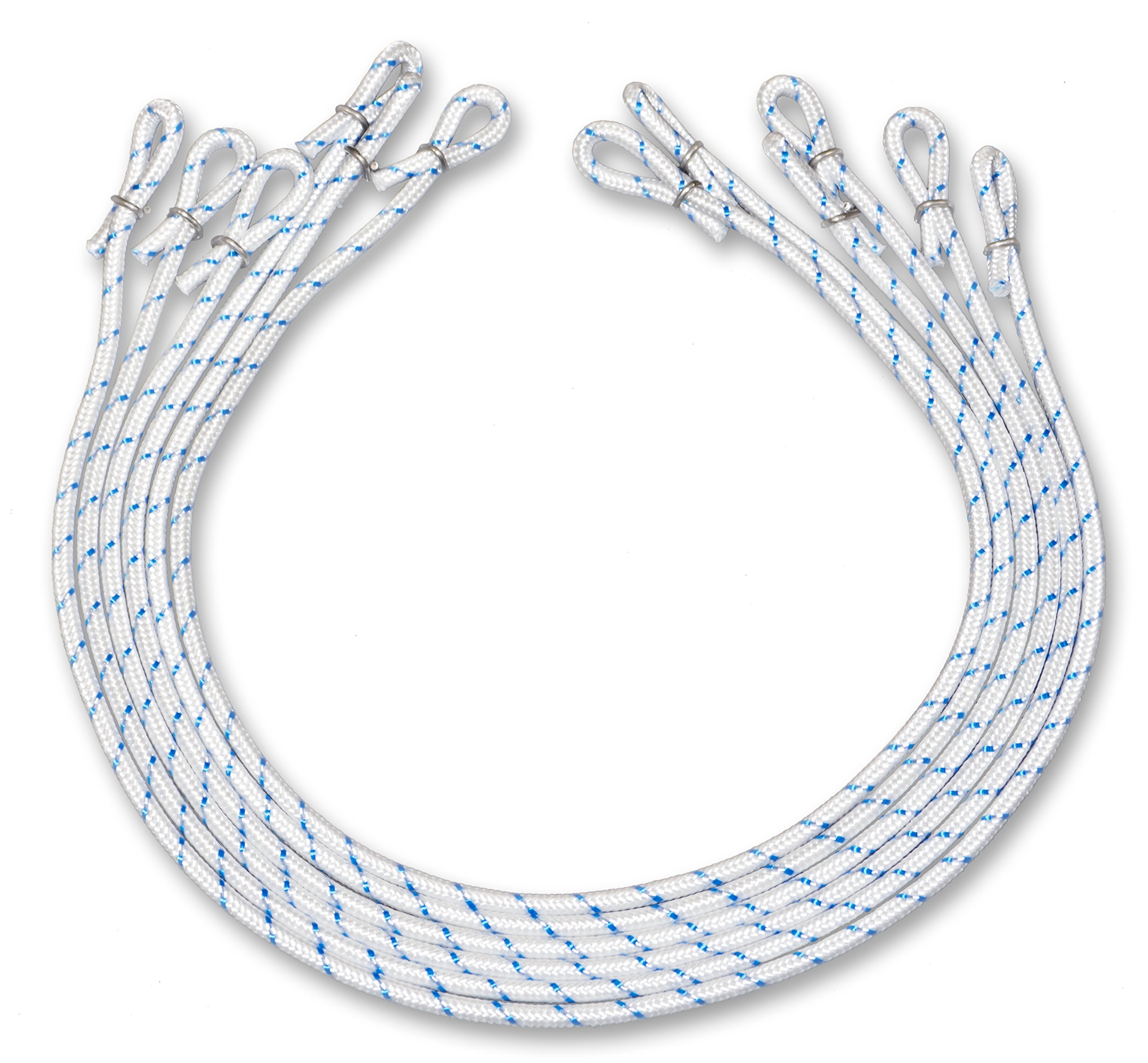 FBS 6 pieces of flag loops, leader rings for flags, for flag poles up to 140 mm diameter