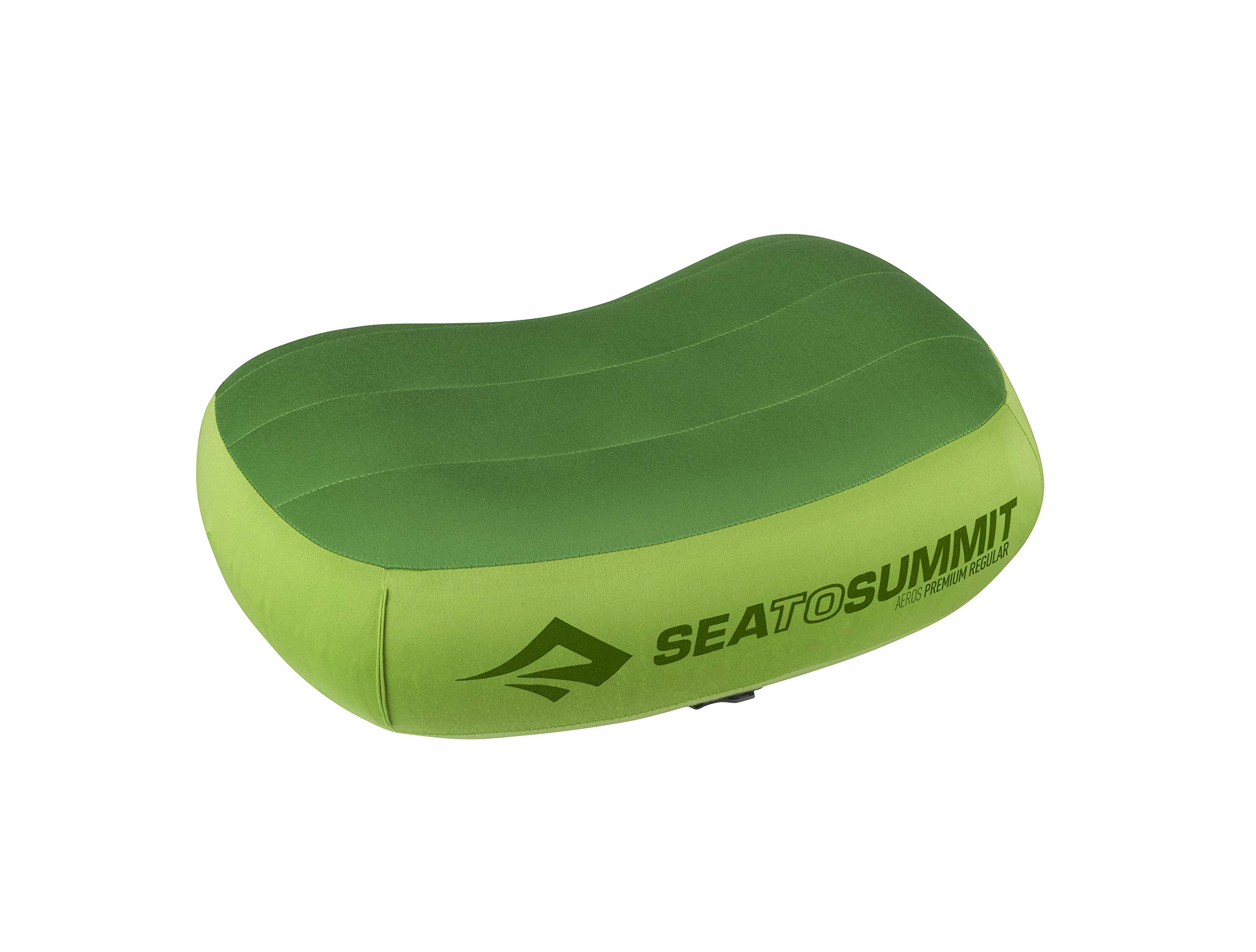 Sea to Summit - Aeros Premium Pillow R - Inflatable Travel Pillow - Soft & Comfy Brushed 50D Polyester - Lock System - Ultra-Sil Stuff Sack - For Backpacking - 34 x 24 x 11cm - Lime Green - 79g