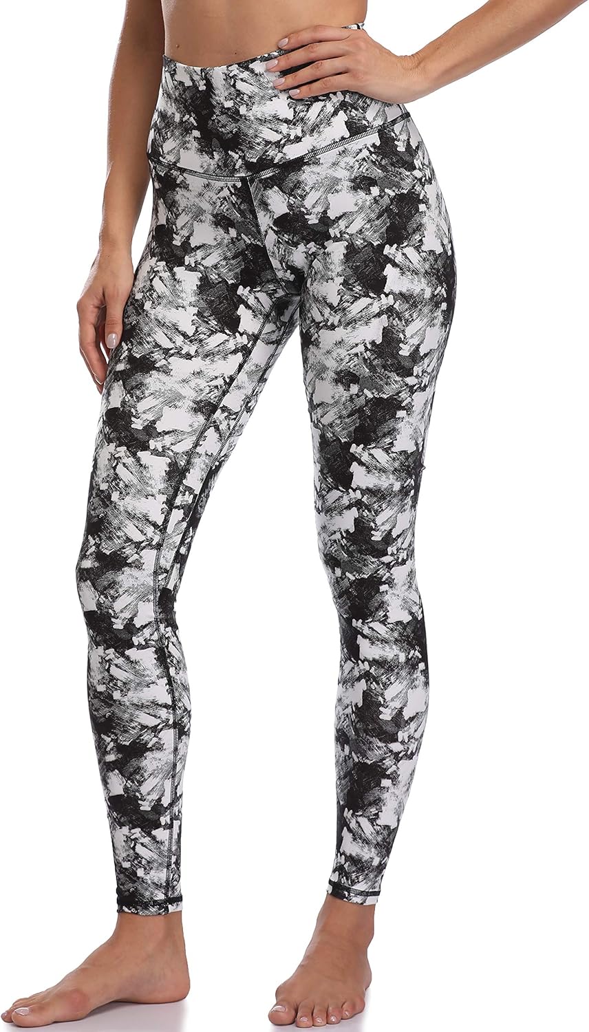 Colorfulkoala Women's High Waisted Pattern Leggings Full-Length Yoga Pants: Clothing