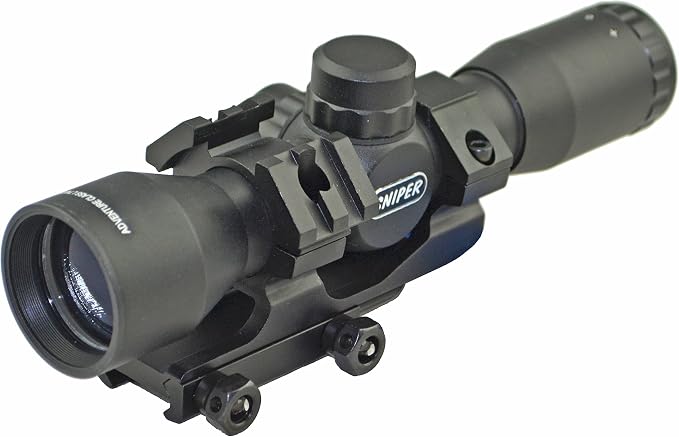 thumbnail image 2 of Sniper 4X32 Compact Rangefinder Scope For 223/308/1022/Crossbow - With Rings 2 of 6