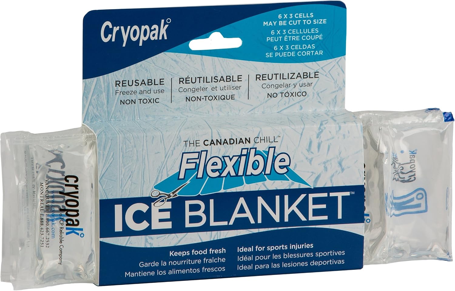 Cryopak Flexible Ice Blanket Cold Pockets 4x7 Amazon Co Uk Kitchen Home Since april 20, 2002, they have been produced by nestlé. cryopak flexible ice blanket cold