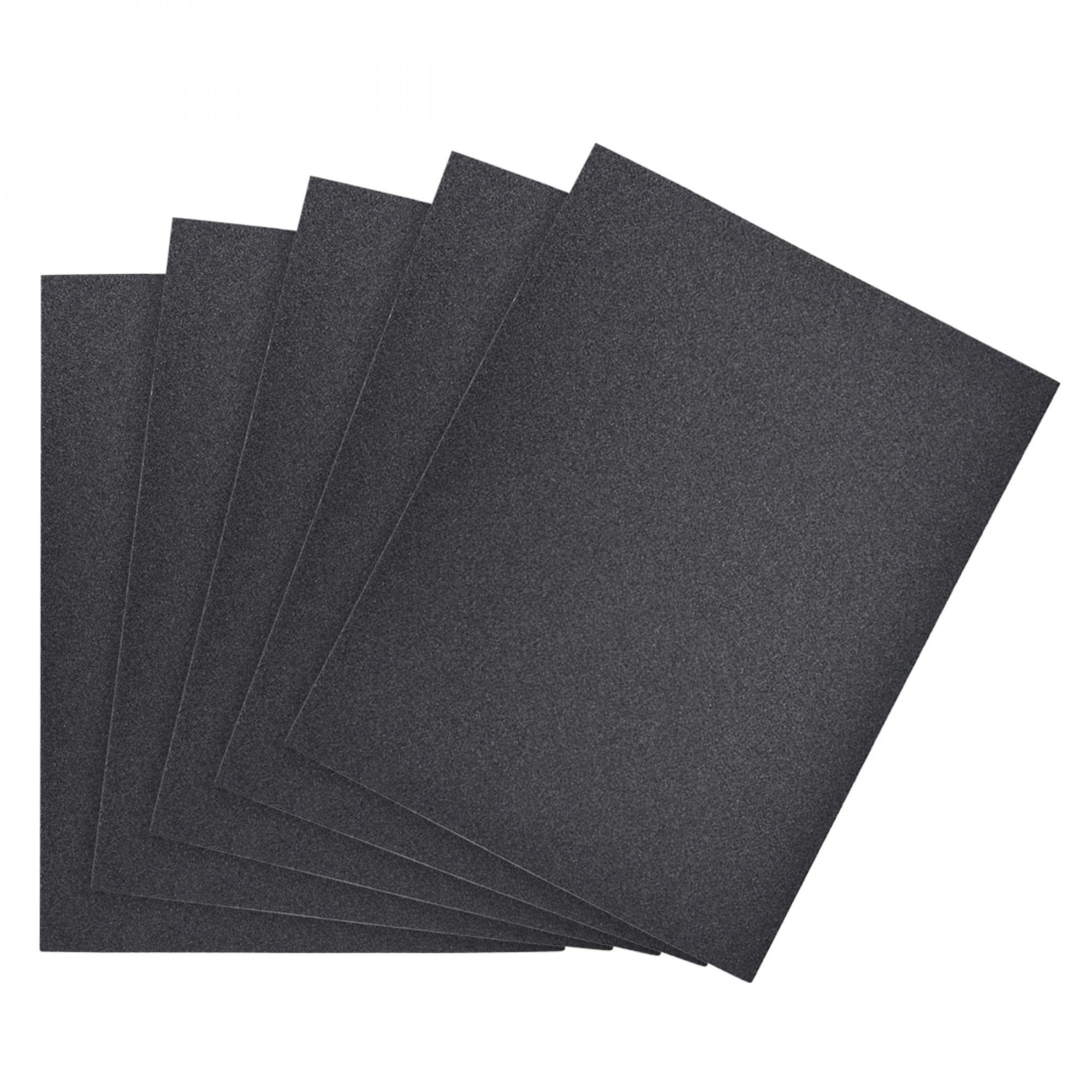 sourcing map 120 Grits Sanding Sheets 9-inch x 11-inch Wet Dry Silicon Carbide Sandpaper for Wood Furniture Metal Polishing 5pcs
