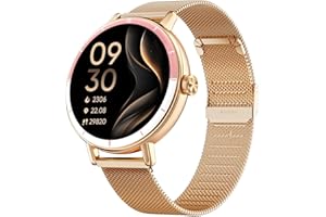 TOOBUR Smart Watch for Women with Two Bands, 40mm HD Smartwatch, Compatible with Android & iOS, Answer/Make Calls, Fitness Wa