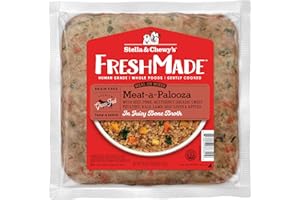 Stella & Chewy's FreshMade Frozen Fresh Grain-Free Meat-a-Palooza Dog Food, 16-oz pouch (Pack of 4)
