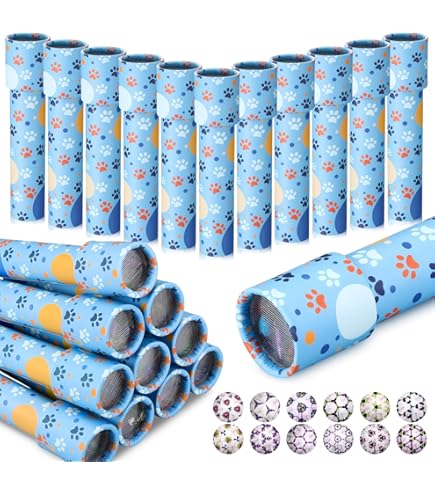 TOYANDONA 2 Piezas Caleidoscopio De Madera – Juguete Educativo Clásico De Papel, Ligero Y Portátil, Ideal Para Rellenar Bolsas De Regalo