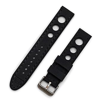 Amazon.com: Benchmark Basics - Correa de silicona para reloj ...