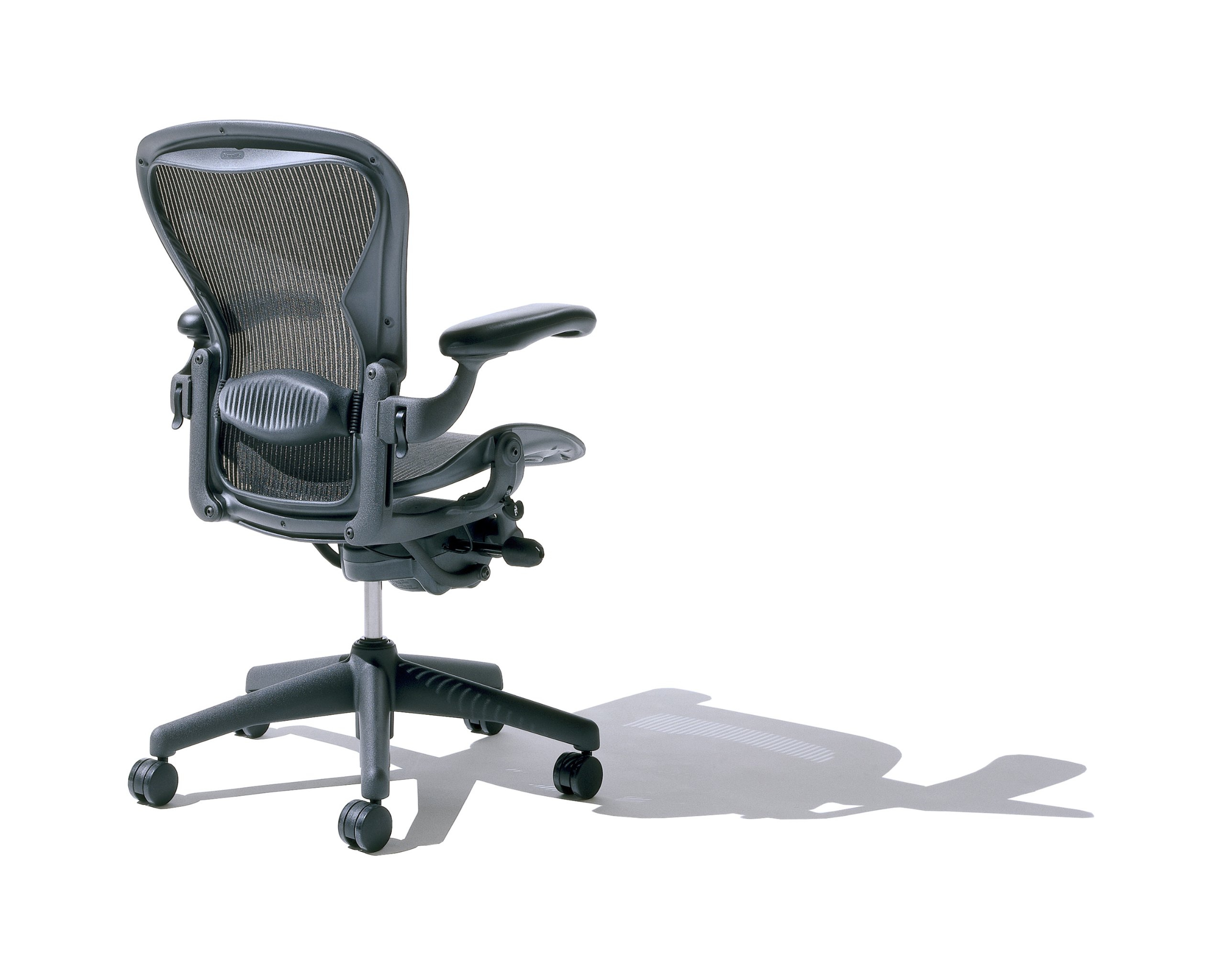 Herman Miller Aeron Chair Highly Adjustable With Lumbar Support Pad