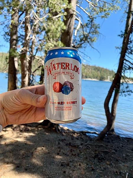 WATERLOO SPARKLING WATER, SUMMER BERRY NATURALLY FLAVORED, PACK OF 24, 12 FL OZ CANS | ZERO CALORIES | ZERO SUGAR OR ARTIFICIAL SWEETENERS | ZERO SODIUM