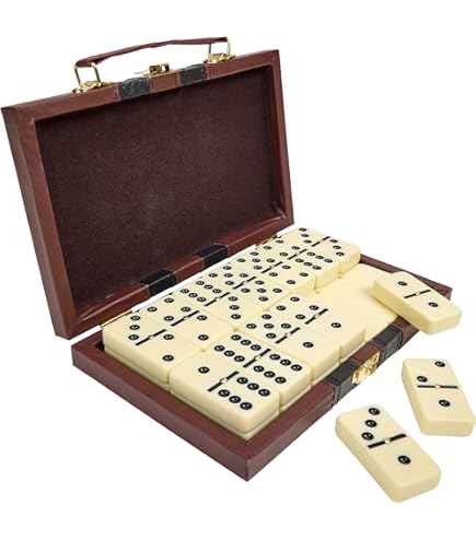 Domino  Amazon.com: CHH D6 Standard Dominoes Ivory with White Pips