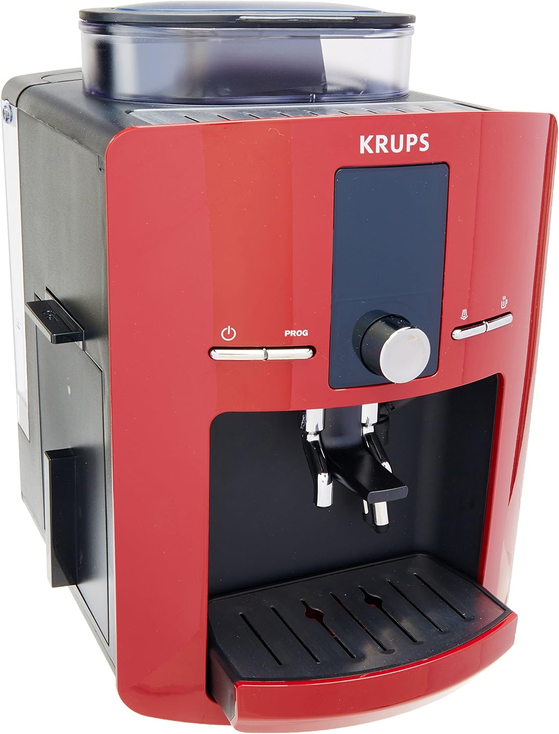 Cafetera Espresso Krups EA825511 Automática Premium Roja, Programable