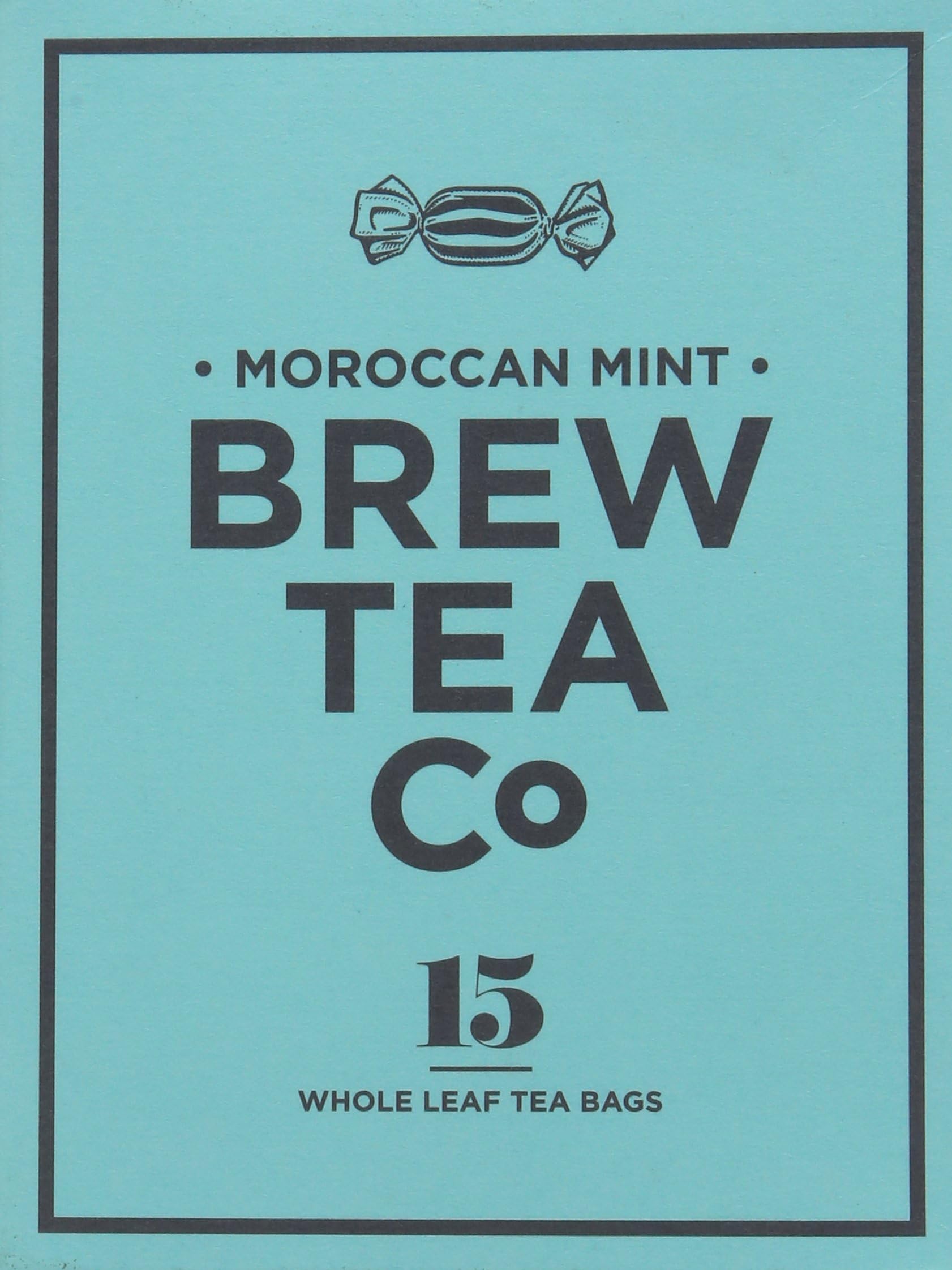Brew Tea Co Moroccan Mint Proper Tea Bags, Pack of 2, 30 Tea Bags