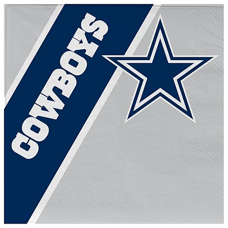 Dallas Cowboys Beverage Napkins 48 Ct Party Supplies Toys Games