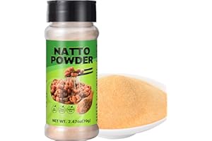 SIHASO Freeze Dried Natto beans Powder - 2.47oz Natural Natto Powder, Non-GMO, Vitamin K, Low Sodium, Natto Beans High in Protein and Nutrients - Natto Starter Perfect for Soups, Salads, Smoothies