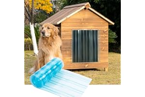 Uross Dog Door Replacement Flaps -5.9 FT x 7.9 in Ruff Weather DIY Cat Door Flap, Doggie Vinyl Plastic Door Flap for Dog House, Ideal Large Pet Door Replacement Flap