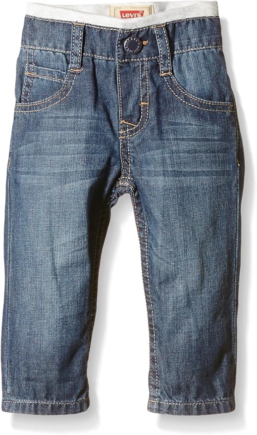Levi's Kids Baby Boys 024m Pant Double Jeans, Blue (Indigo), 1824