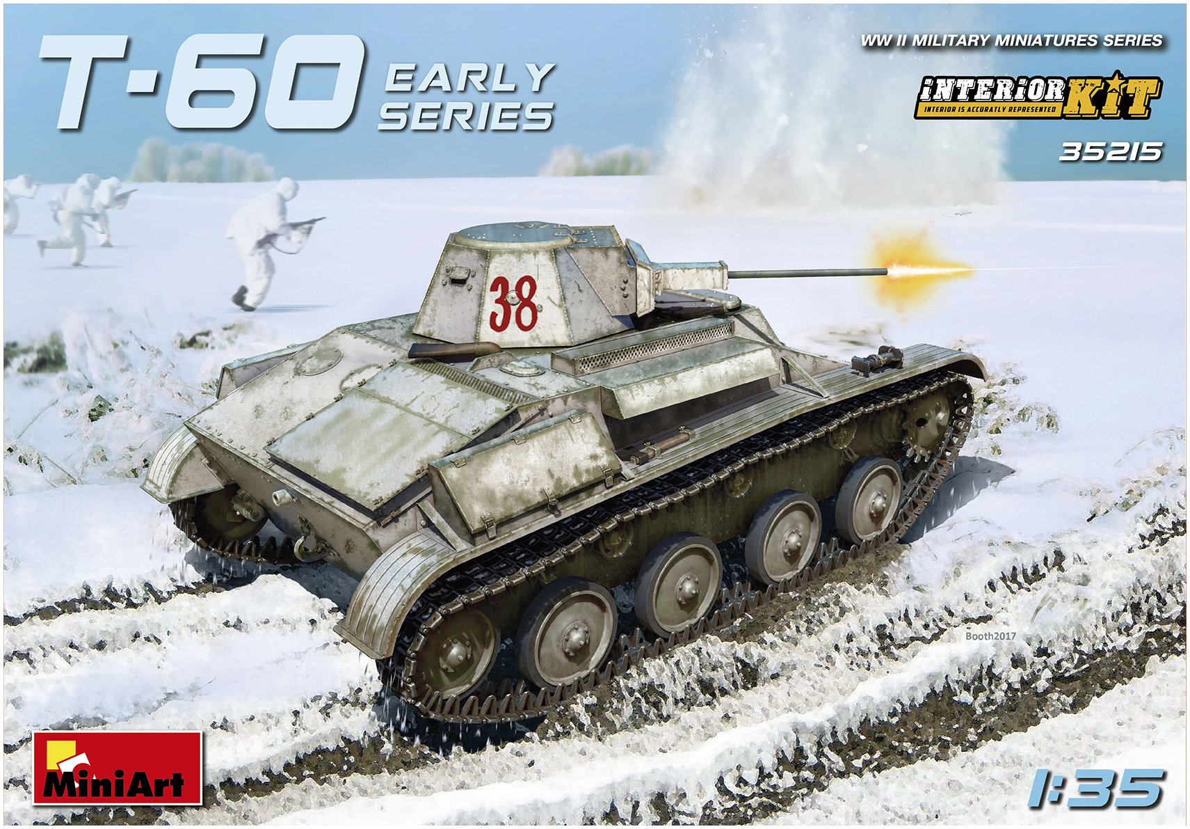 Miniart 1:35 - T-60 Early Soviet Light Tank w/Interior