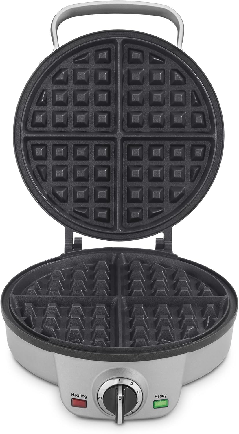 Cuisinart WAF-200 4-Slice Belgian Waffle Maker - Silver: Electric Waffle Irons: Kitchen & Dining