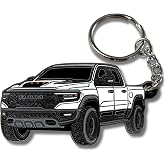 FOUR WHEEL BEAST Dodge RAM Keychain 1500 Accessories - Officially Licensed - Ram 2500 Toy Truck Key Chain Mods 2022 2023 2024