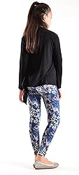 Dinamit Jeans Girls Fun Printed Leggings Blue Tribe M