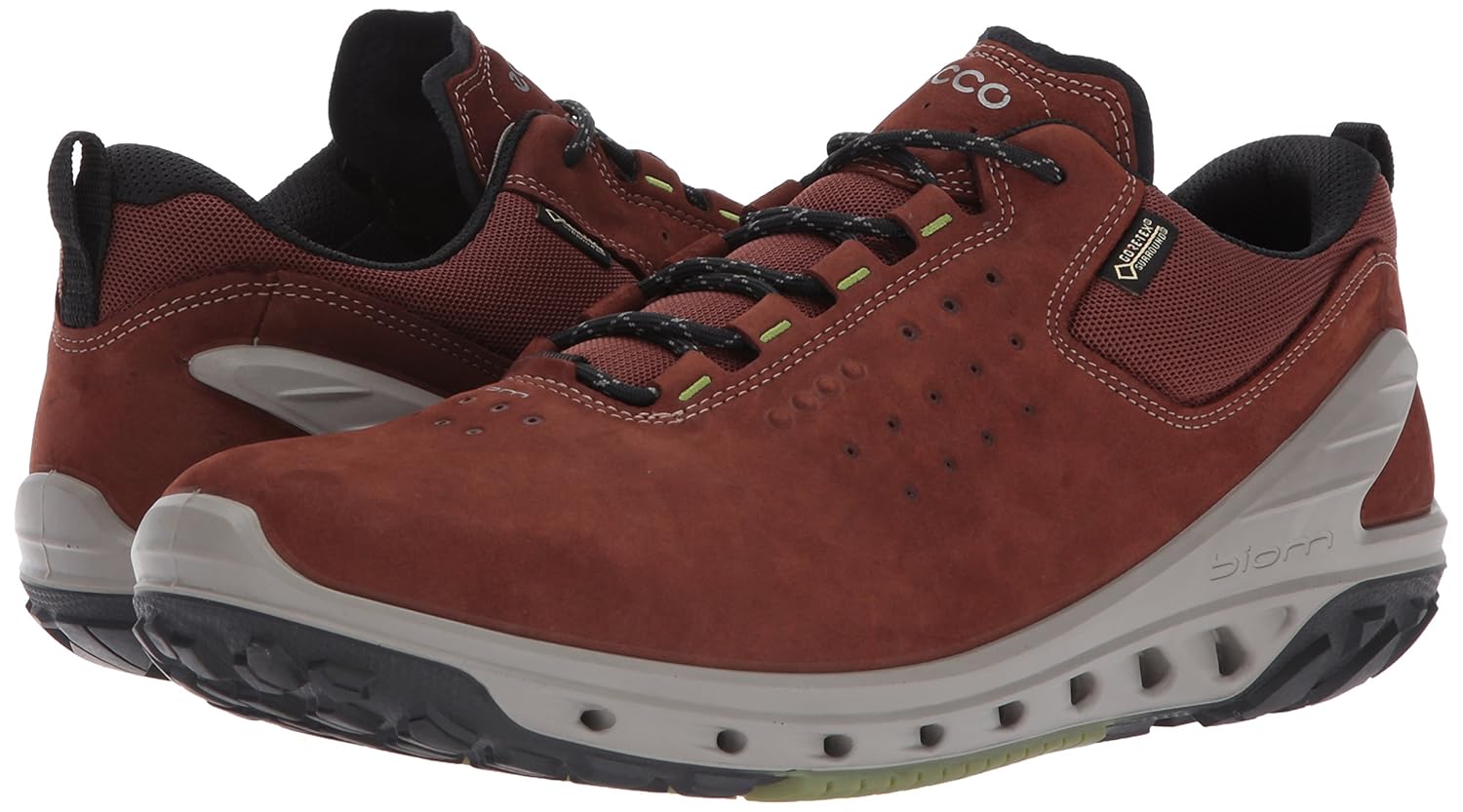 ECCO Mens Biom Venture Leather Goretex Tie Hiking Shoe