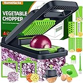 HomeHacks Vegetable Chopper Vegetable Cutter, 12 in 1 Kitchen Gadget, Dicer, Slicer, Onion Cutter, Salad, Cheese Grater & Egg