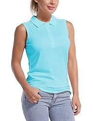 BUBBLELIME Women's UPF 50+ Golf Tennis Sleeveless