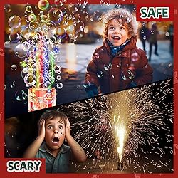 Ivtivfu Fireworks Bubble Machine