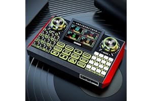 CRYOSURF G9 Podcast Equipment Bundle Audio Mixer,All-in-One Sound Board for Live Streaming, Podcast Recording, Phone, PC, Singing, DJ,Gaming, Voice Changer.