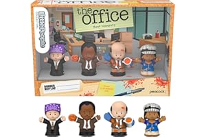 Little People Collector The Office Best Moments from US TV Show Special Edition Set for Adults & Fans in Display Box, 4 Figures